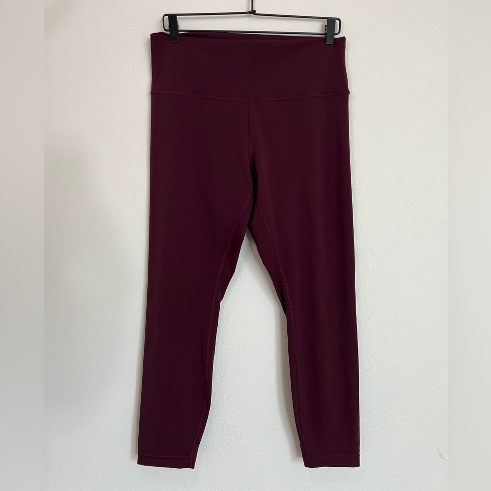 lululemon athletica Purple and Red Leggings High-Waisted Performance